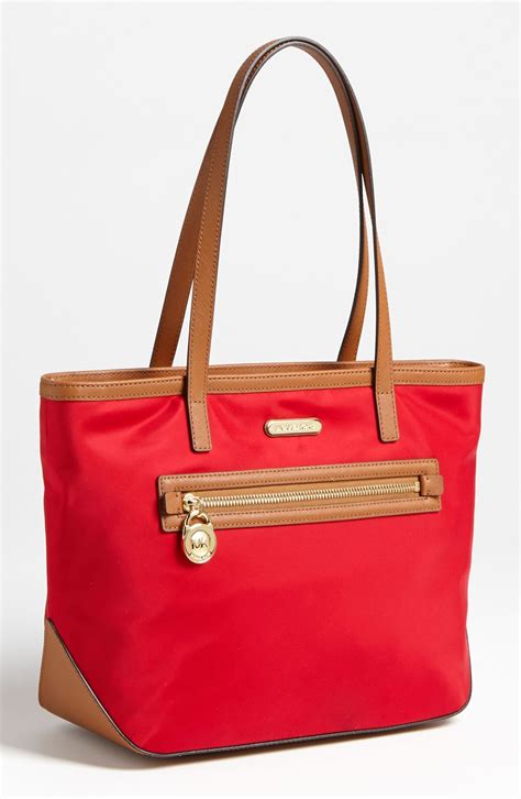 michael kors nylong bag|Michael Kors kempton nylon tote.